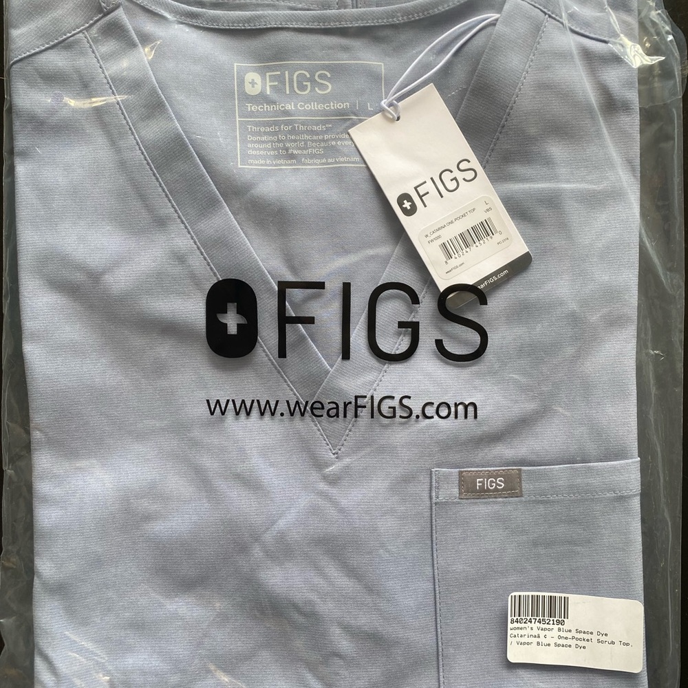 Figs Scrub Top (L) / Bottom (XL) - joggers